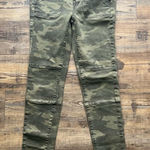 American Eagle  Womens Green Camo Hi-Rise Jegging Stretch Casual Jeans Size 4 Reg Photo 0