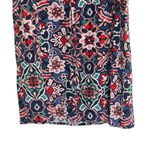 Loft  Long Sleeve Dress Size Small Stained Glass Floral Print Photo 3