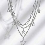 ☑️☑️☑️BOGOHO ☑️☑️☑️Elegant Silver Star Multi Photo 0