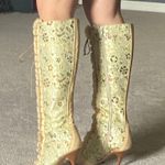 Cole Haan Leather Tapestry Boots Photo 4