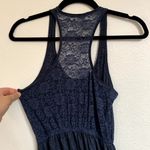 Abercrombie & Fitch Vintage Abercrombie Lace Tank Maxi Dress in Blue Photo 3