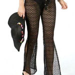 Black Crochet Festival Swim Cover Photo 0