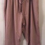Charlotte Russe + Pink Striped Cuffed Hem Trousers NWT Size 3X Photo 0