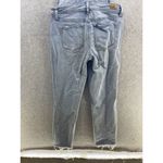 Paige Women's Denim Coverall High Rise Sierra Raw Hem Size 27 Light Wash Photo 5