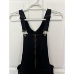 PacSun  Black Denim Overalls Women’s Size 25 Grunge Photo 2