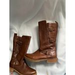 Dingo  Equestrian Leather Buckle Tall Brown Riding Boots 7 Heritage Moto English Photo 2