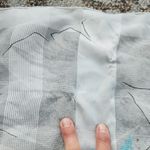 Vintage St.Michael Floral Italian Square Scarf White Blue Photo 2