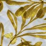 Kaari Blue  size medium ruffle collar keyhole button v neck blouse butterflies Photo 4