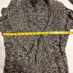 Open Front Waterfall Cardigan‎ Brown Size Large Chunky Ruffle Boho Cottage Y2K Photo 8