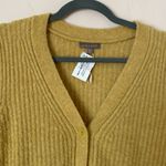 Lilla P golden yellow puff sleeve sweater cardigan NWT Size M Photo 1