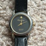 Nauane women’s‎ vintage black/silver diamond quartz adjustable watch one size Black Photo 1