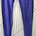 Beyond Yoga  Lattice Side Long Legging Purple Spacedye Black Stripe Size XS Photo 2