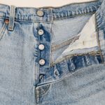 Levi's Levi’s 501 High Waisted Original Denim Shorts - Light Wash Blue Photo 4
