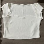 White Crop Top Size M Photo 0