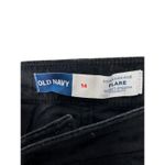 Old Navy Higher High-Rise Flare Black Velour Pants Secret-Smooth Pockets Sz 14 Photo 5