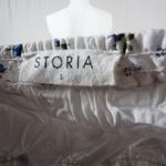 Storia Floral Smocked Tie Crop Top Ruffle Sleeves Woman's Small NEW! Photo 6