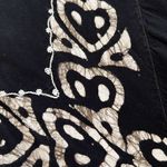 Riviera Sun sz M blk&wht batik w/ fringe & a crazy cute hem GUC Black Size M Photo 7