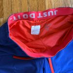 Nike  Dri-fit Blue and Neon Orange Shorts. Size medium Photo 3
