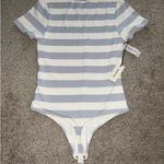 Aritzia  Babaton blue and white Contour Bodysuit Photo 1