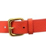 Talbots Coral Pebbled Leather Belt, Style 6519, Sz L Photo 1