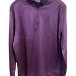 Reebok  Unisex Double Knit 1/4 Zip Top Sz M cranberry NWT Photo 0