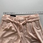 Banana Republic Womens 4” Short Pink Paper Bag Tie Waist Belted shorts Size 6 Photo 4