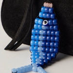 Free People  Beaded Fish Bag Charm Photo 0
