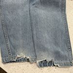 Bugle Boy Vintage 90s Jr Size 7  Jeans Distressed Blue High Rise Mom Tapered Leg Photo 3