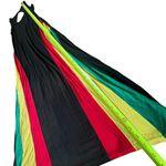 Rasta Stripe Sleeveless Racerback Maxi Dress Yellow Size undefined Photo 3