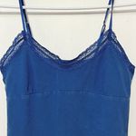American Eagle  VTG Y2K blue lace trim babydoll cami tank size medium Photo 3