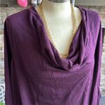 Calvin Klein Purple Cowl Neck Sweater Photo 4