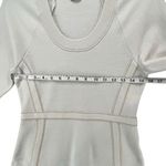 Rachel Comey Knit Top Women M Ivory Wool Blend Contrast Stitch Modern Clean Girl Size M Photo 5