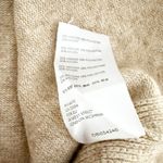 Anthropologie  | Tan Oatmeal Mock Neck Margarita Tunic Sweater Long | Size XL Photo 7