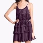 Elizabeth and James  purple silk cocktail  dr… Photo 3