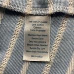 Sail To Sable STS Womens Blue White Striped Shift Dress Size XS Gold Zip Back Photo 6