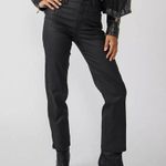 Free People 💖  (We the Free) Pacifica Coated Straight Leg Jeans Photo 0