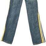 Pistola  Monroe Straight Leg Cropped Cigarette Jeans Side Stripe 25 Medium Wash Photo 5