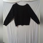 Amuse Society  women's sweatshirt black size small Photo 2