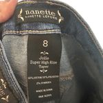 Nanette Lepore Blue Jolie High Waisted Taper Classic Denim Jeans Women Sz 8 Photo 8