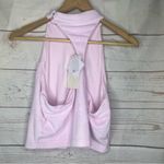 Fabletics NWT $64.95 • Terry Built In Bra Tank • Pink • XL • Cropped • Racerback Photo 5