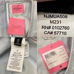 Kate Spade NJMUA508 Denim Wrap Dress Size 0 Bleached Indigo Midi Dress NWT Photo 12