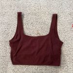 Abercrombie & Fitch Brown ribbed seamless tank Photo 0