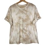 A New Day  Brown Tie Dye Cuff Sleeve Short Sleeve T-Shirt XL Photo 2