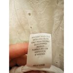 Slate + Willow White Lace Eyelet Sleeveless 100% Cotton Midi Dress Size Medium Photo 13