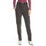 Isabel Marant Tijackom Washed Black Front-Seam Straight Leg Jeans Size 42 NWT Photo 4