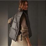 Pilcro  By Anthropologie Black Tie Side Packable Puffer Vest One Size Photo 1