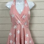 Wildfox  Star Pink Halter Peplum Top size S Photo 6