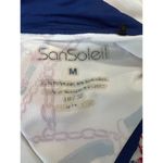 SanSoleil | M | SolCool Touch of Class Quarter Zip Pullover Golf PGA UPF50 Top White Size M Photo 3