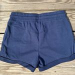 icyzone  navy blue women’s sweat shorts with pockets Photo 3