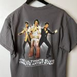 Elvis Lives T Shirt Vintage Y2K Medium M Gray Tee Photo 5